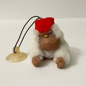 VTG 1979 Rodney the Gorilla Applause White Plush Suction Cup Figure 70s